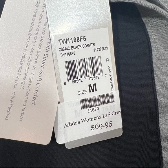 Adidas Wine Valley crew neck top NWT - Picture 5 of 6